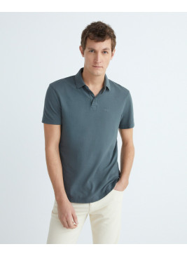 Polo Armani Exchange hombre verde grisáceo 3DZFAB