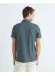 Polo Armani Exchange hombre verde grisáceo 3DZFAB