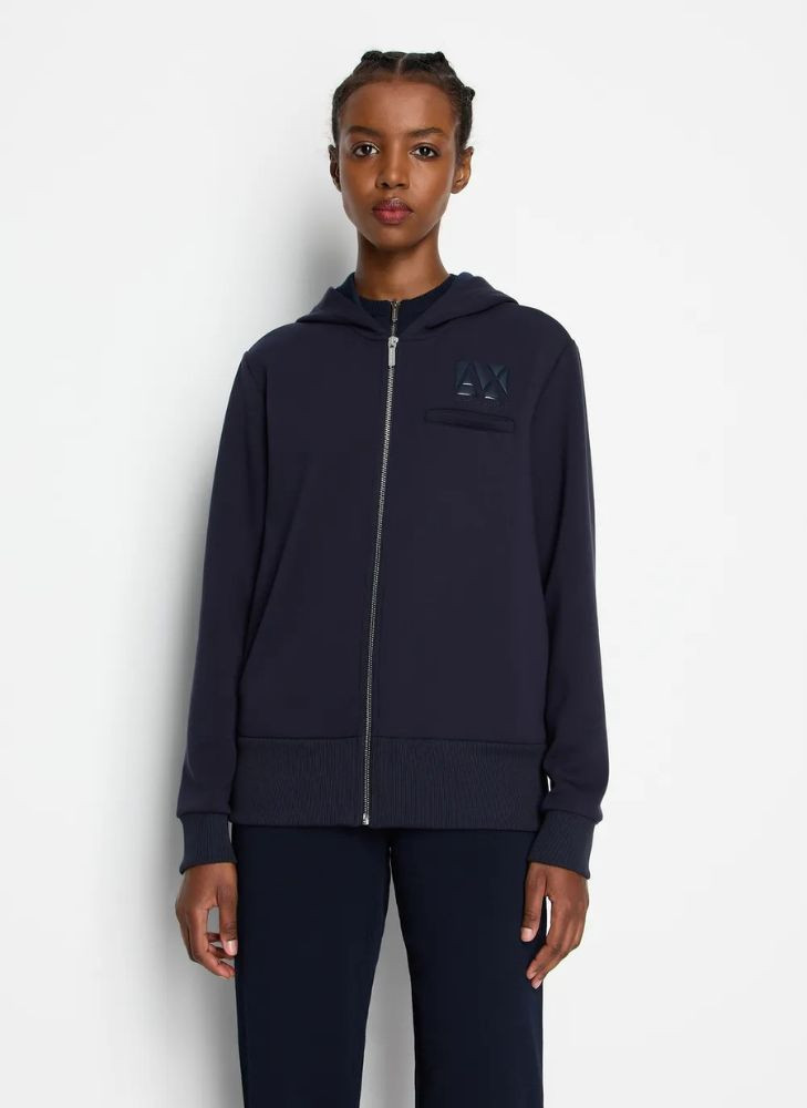 Sudadera mujer Armani Exchange 3DYM16 Azul marino Moreno