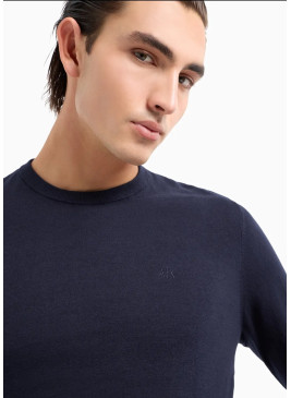 Jersey Armani Exchange azul hombre 8NZM6A