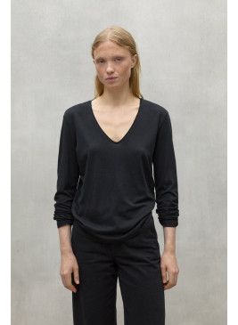 Camiseta ECOALF negra BEAALF mujer