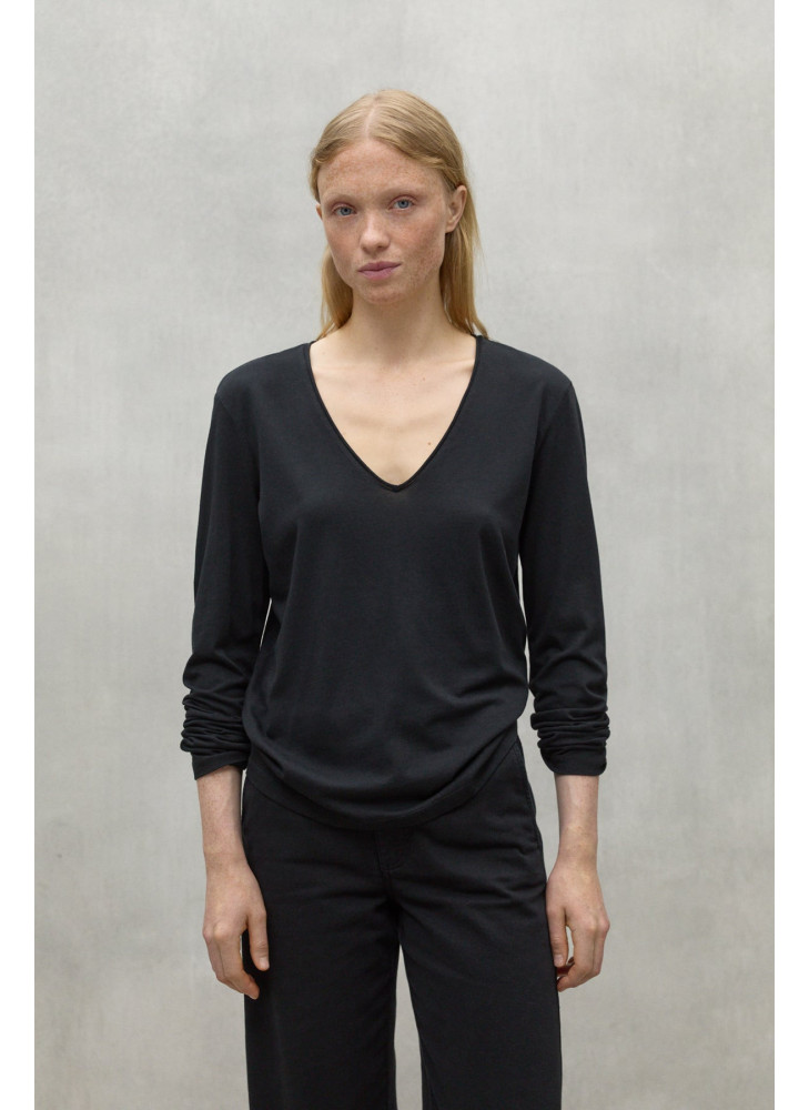 Camiseta ECOALF negra BEAALF mujer