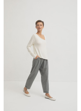 Pantalón gris de pata de gallo Duraton Mus&Bombon