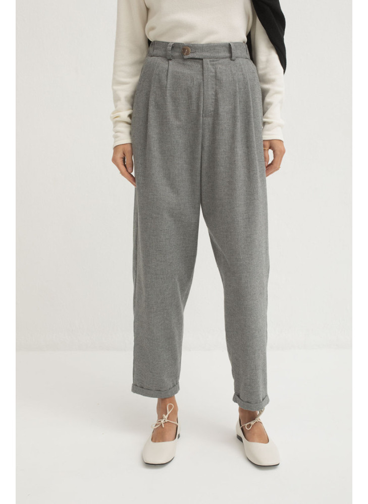 Pantalón gris de pata de gallo Duraton Mus&Bombon