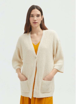 Chaqueta mujer Nice Things WKS004 Beige