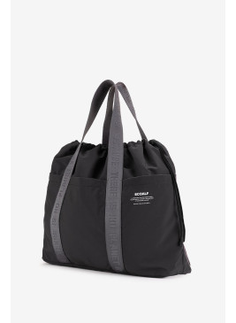 Bolsa ECOALF AKIRA SHOPPER M BLACK negra.