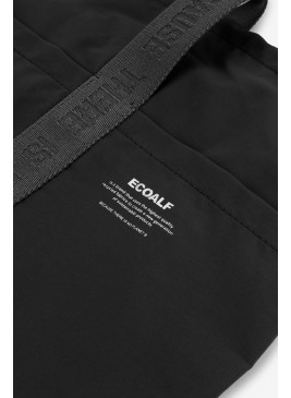 Bolsa ECOALF AKIRA SHOPPER M BLACK negra.