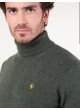 Jersey El Ganso cuello cisne verde