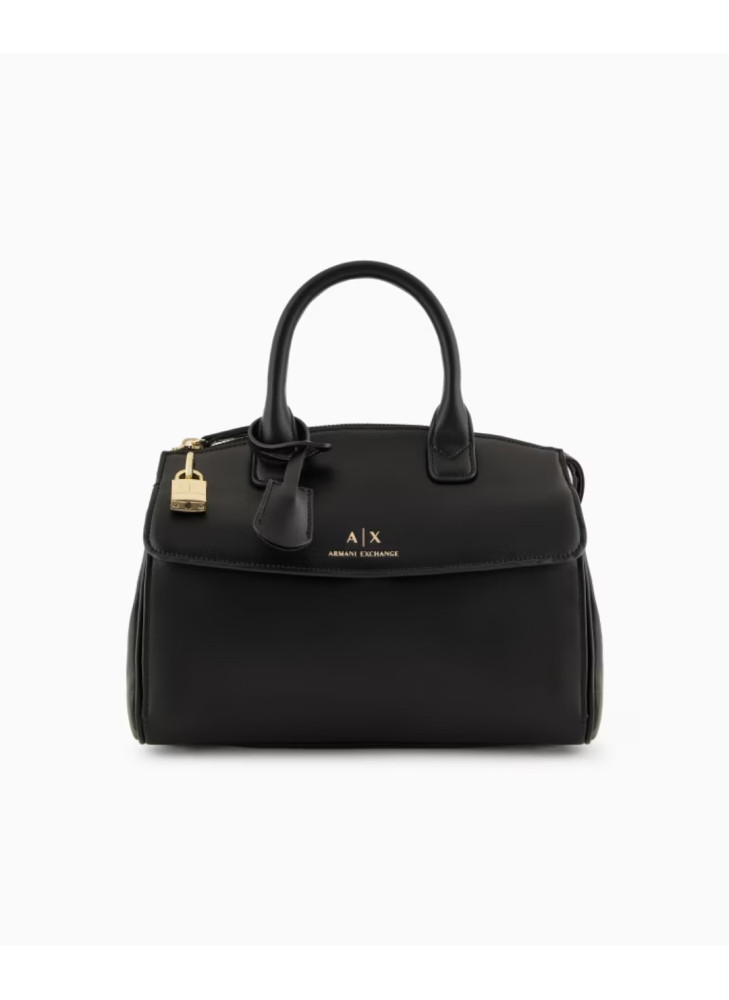 Bolso Armani Exchange negro detalle candado 949162