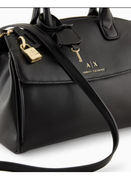 Bolso Armani Exchange negro detalle candado 949162