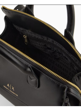 Bolso Armani Exchange negro detalle candado 949162