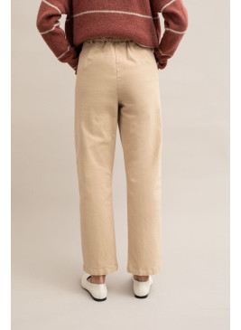 Pantalón beige Mus&Bombon mujer Covelas