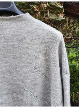 Jersey gris de mujer