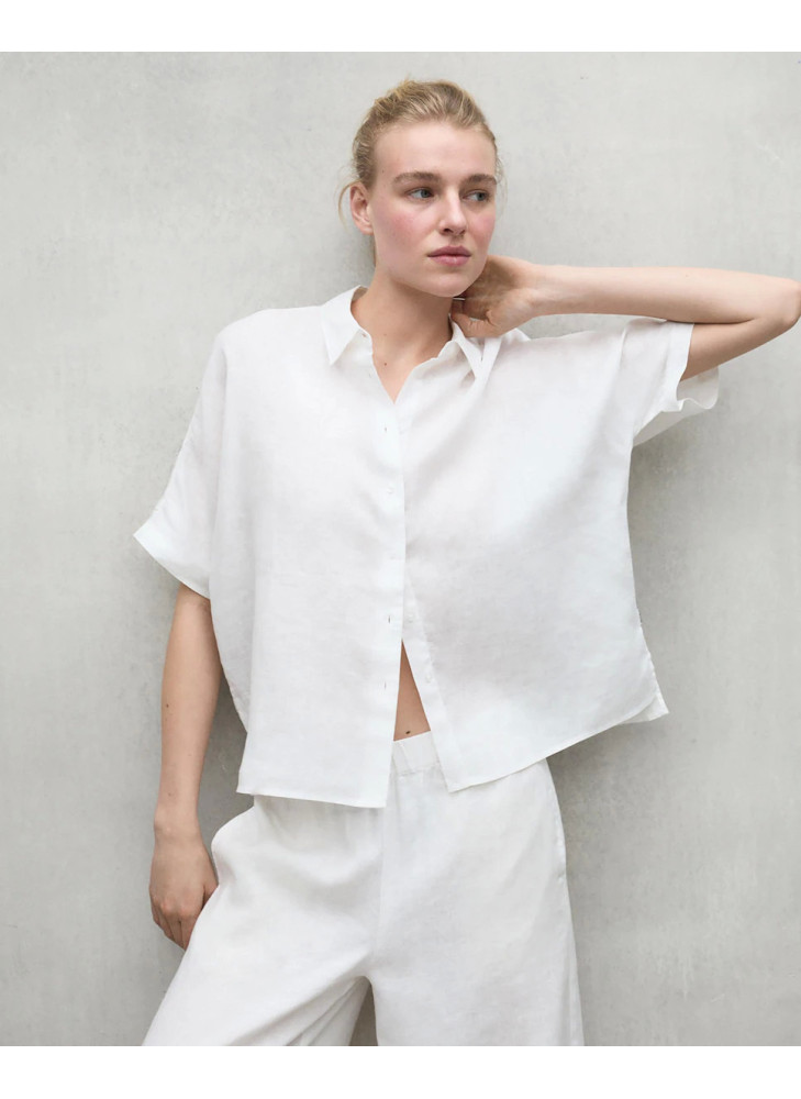 Camisa ECOALF MELANIA blanca de mujer