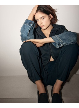 Cazadora Armani Exchange azul de mujer  XW000557 de