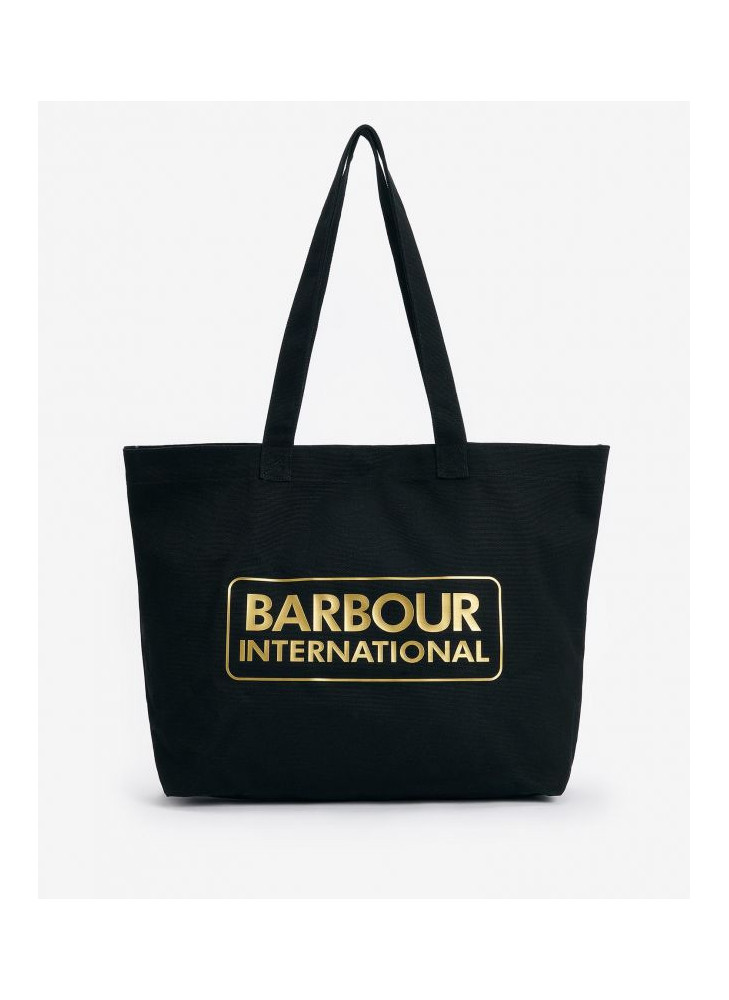 Bolso Barbour Essential tote bag black  negro