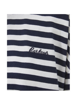 Camiseta Barbour de rayas oversize azul Adria top navy de mujer