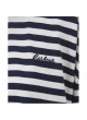 Camiseta Barbour de rayas oversize azul Adria top navy de mujer