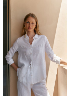 Pantalón Mus&Bombon de lino blanco Dumian