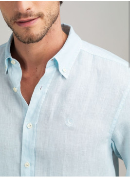 Camisa EL GANSO de lino agua de hombre