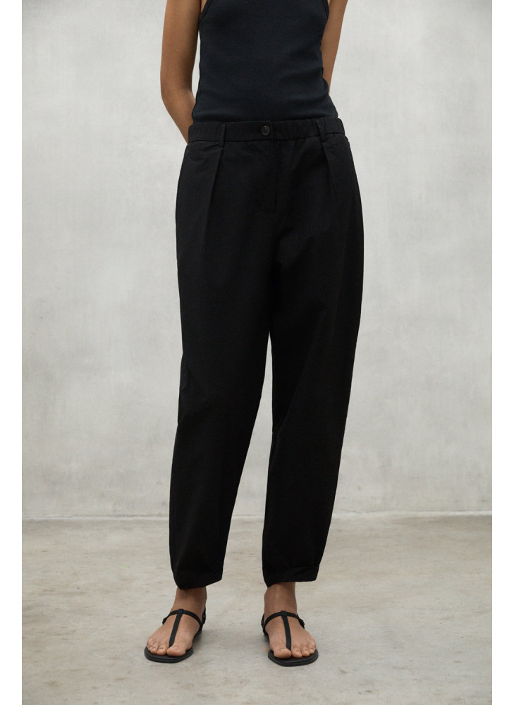 Pantalón ECOALF GALA negro de mujer