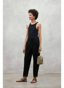 Pantalón ECOALF GALA negro de mujer