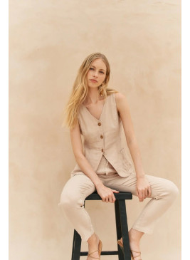 Pantalón Mus&Bombon de lino Caledonia