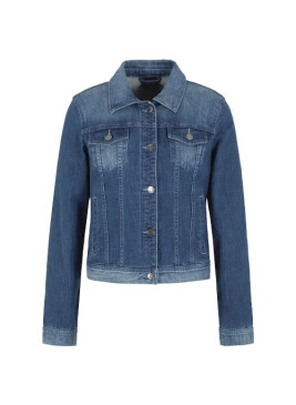 Cazadora vaquera Armani Exchange azul básica de mujer XW001181