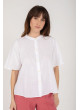 Camisa blanca Mus&Bombon de manga corta de mujer Sumatra