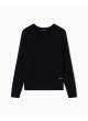 Jersey Armani Exchange negro de pico XW001335 de mujer