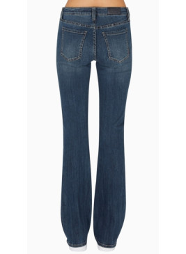 Pantalón Armani Exchange vaquero de campana azul de mujer XW000132