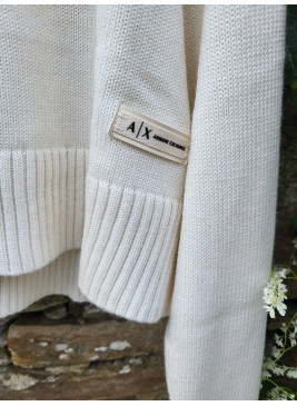 Jersey Armani Exchange corto con capucha XW000767 de mujer