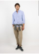 Camisa EL GANSO Oxford azul de hombre