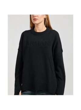 Jersey Armani Exchange negro XW000760 de mujer