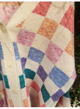 Chaqueta de punto multicolor  M7