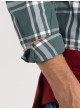Camisa EL GANSO cuadros Brit verde de hombre