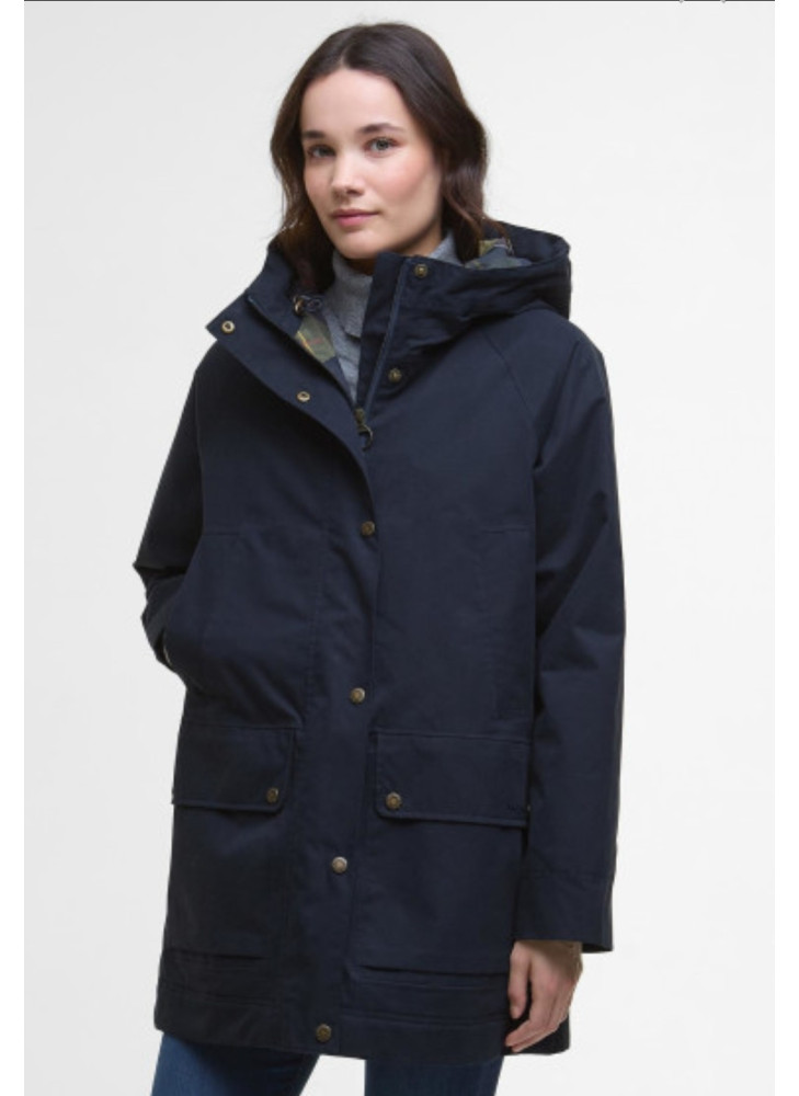 Barbour Winter Beadnell Waterproof deep navy azul