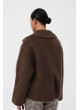 Chaquetón Mus&Bombon corto marrón Marais de mujer