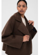Chaquetón Mus&Bombon corto marrón Marais de mujer
