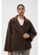 Chaquetón Mus&Bombon corto marrón Marais de mujer