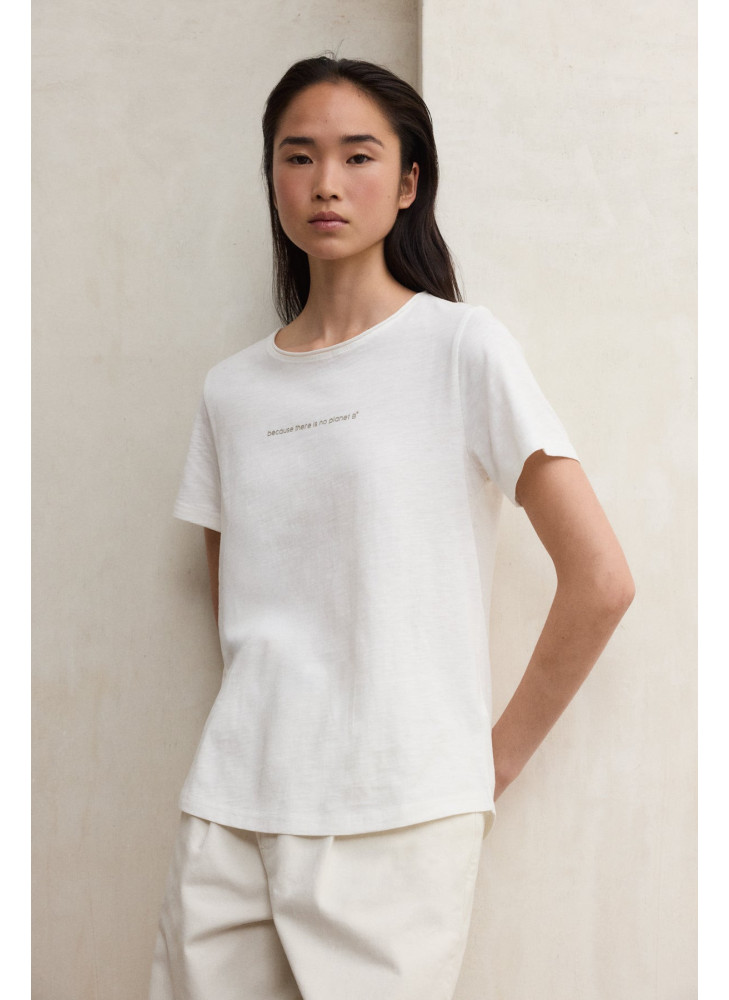 Camiseta ECOALF BALEAR blanca de mujer