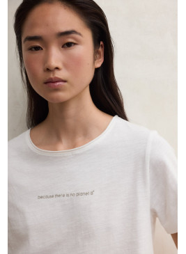 Camiseta ECOALF BALEAR blanca de mujer