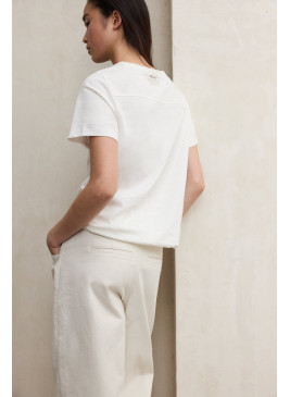 Camiseta ECOALF BALEAR blanca de mujer