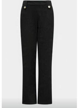 Pantalón negro botón de mujer
