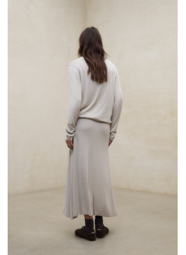 Jersey ECOALF Milo beige de mujer