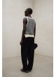 Pantalón ECOALF Indi negro de lino de mujer