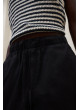 Pantalón ECOALF Indi negro de lino de mujer