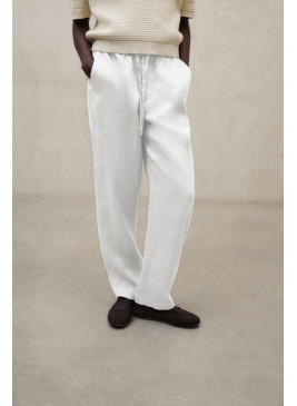 Pantalón ECOALF Indi blanco de lino