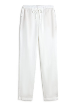 Pantalón ECOALF Indi blanco de lino