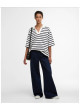 Polo Barbour de rayas azul Inez navy stripe